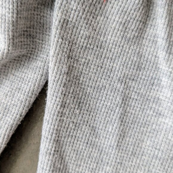 Aritzia Sunday Best Baby Waffle Knit Pants Kick Flare Gray size 2XS - Picture 7 of 8